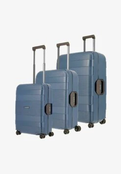 Travelite KORFU 4W TROLLEY 3 PACK - Kofferset - Marine