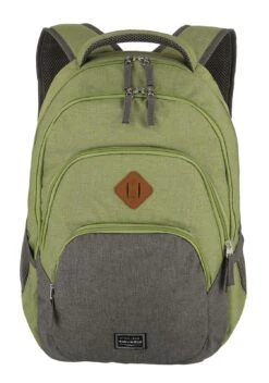 Travelite Basic Melange Backpack Green / Grey