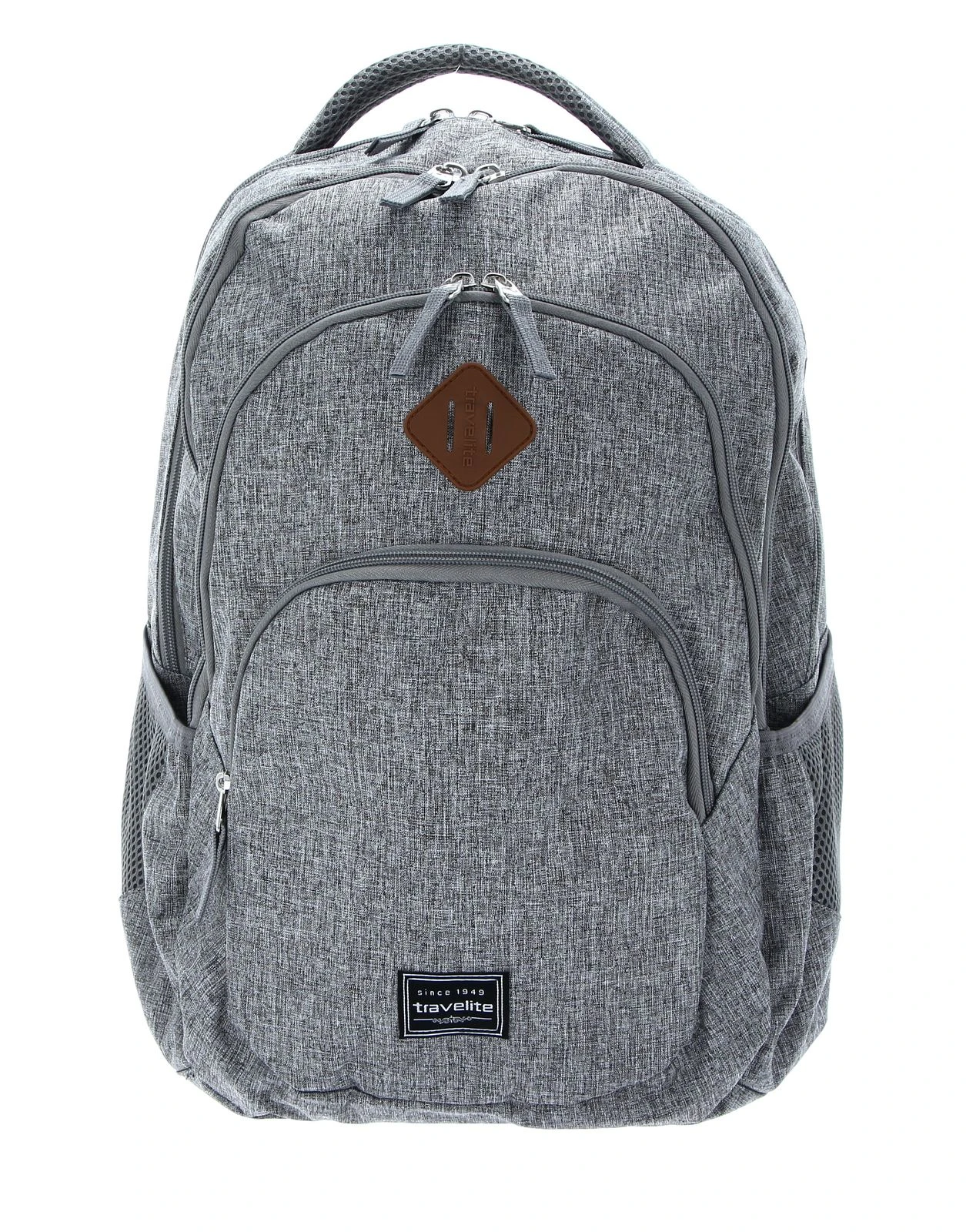 Travelite Basic Melange Backpack Light Grey