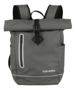 Travelite Basics Roll-Up Backpack Plane Anthrazit