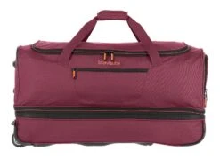 Travelite Basics Wheeled Duffle M Bordeaux