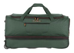 Travelite Basics Wheeled Duffle M Dunkelgrün