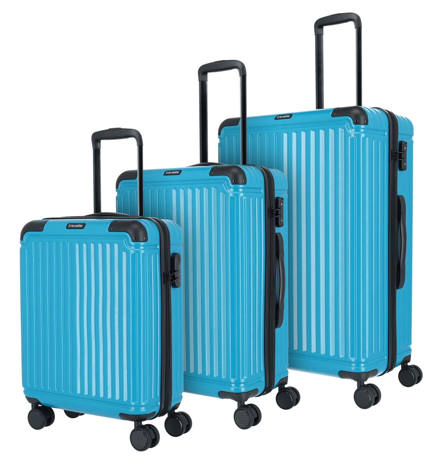 Travelite Cruise 4W Trolley L / M / S Travelbag Turquoise