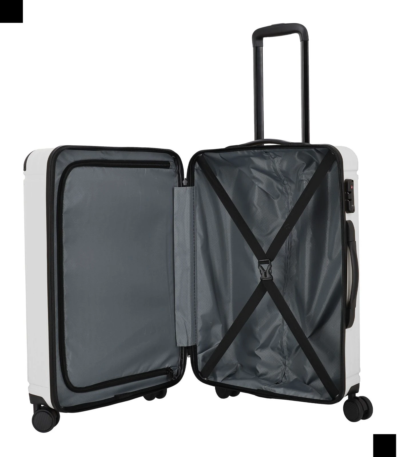 Travelite Cruise 4W Trolley L / M / S Travelbag White - Image 5