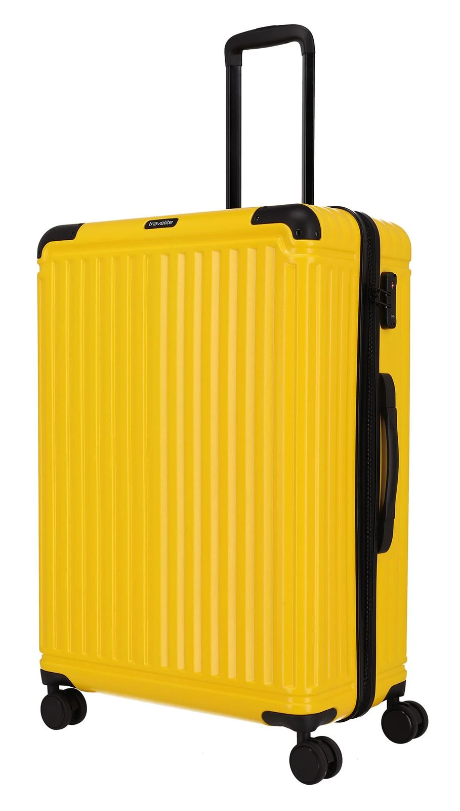 Travelite Cruise 4W Trolley L / M / S Travelbag Yellow - Image 3