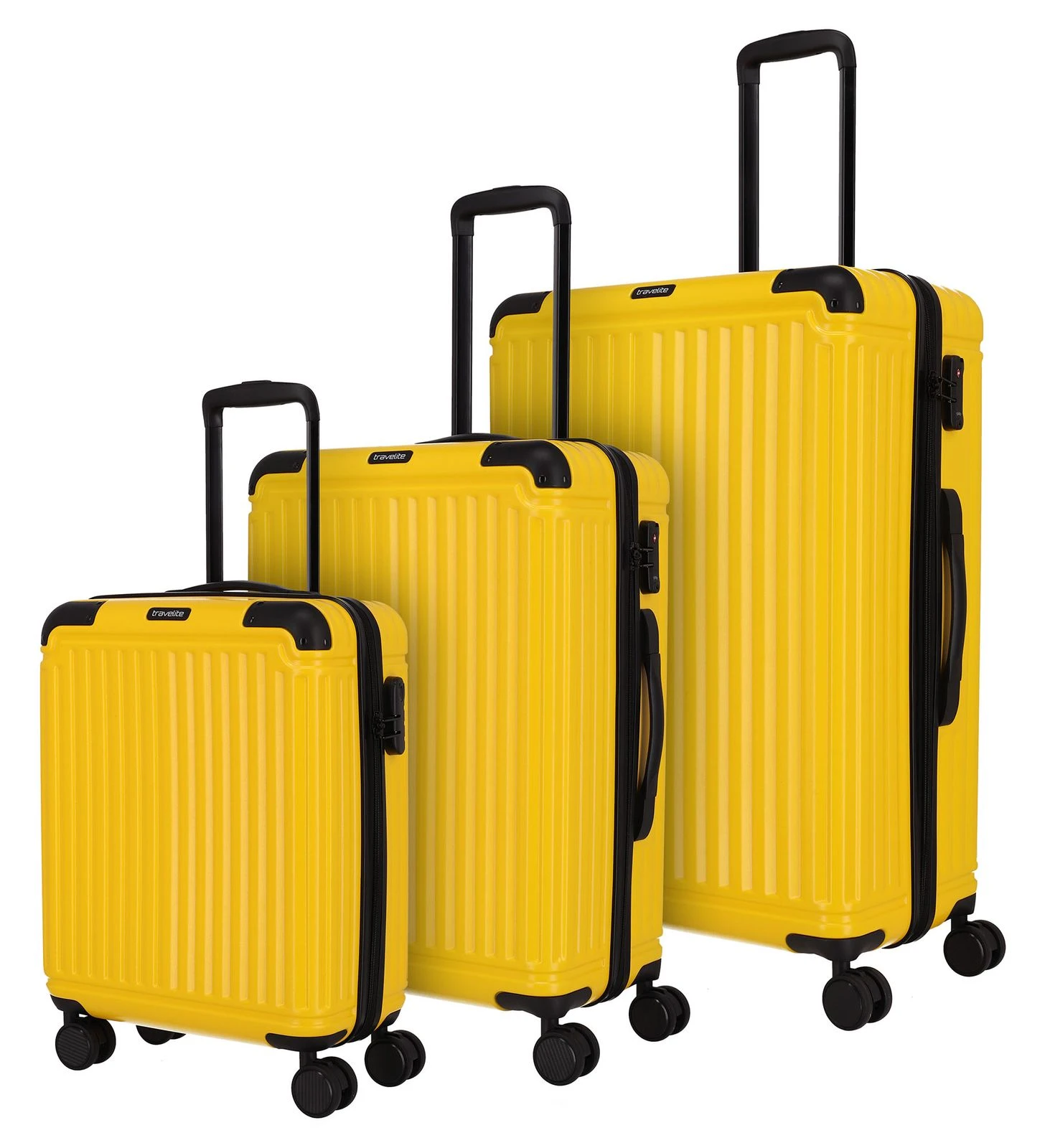 Travelite Cruise 4W Trolley L / M / S Travelbag Yellow