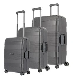 Travelite Korfu 4W Trolley L / M / S Black