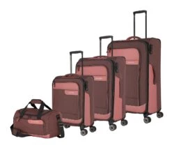 Travelite VIIA 4W Trolley L / M / S Travelbag Spring Rose