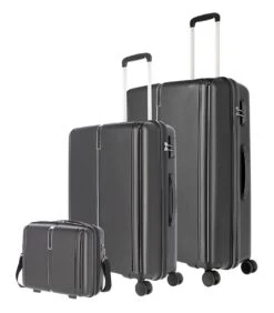 Travelite Vaka 4W Trolley L / M + Beautycase Black