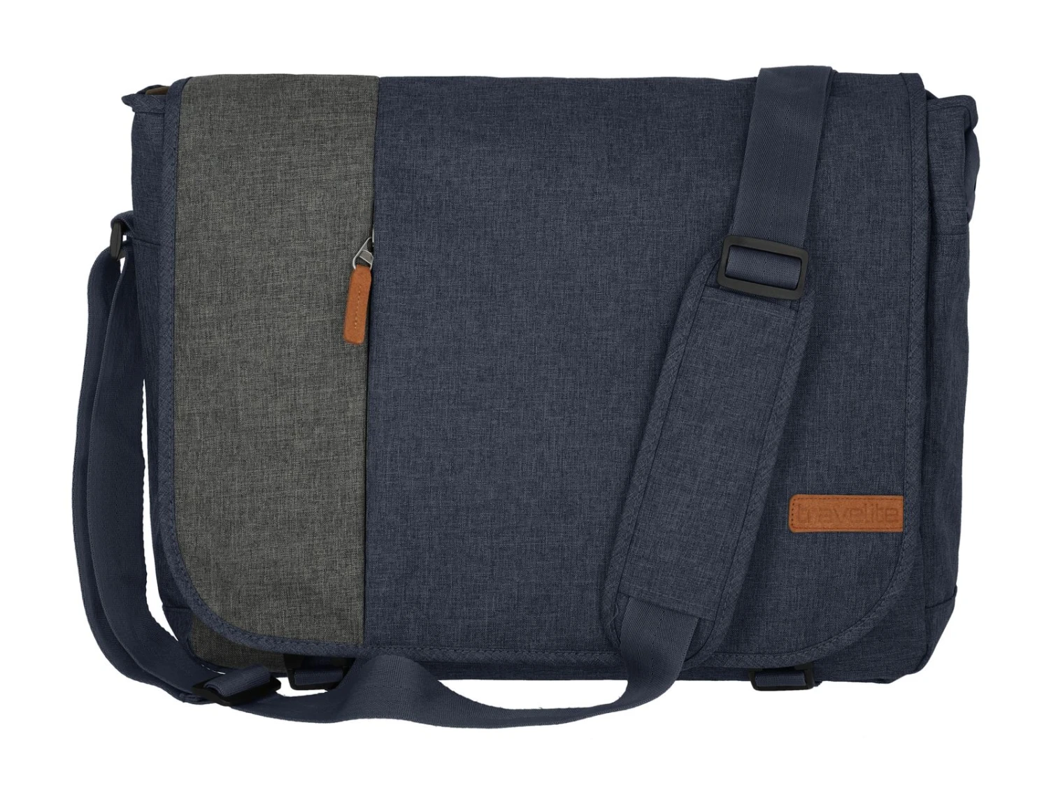 Travelite Basics Messenger Bag Marine / Grey