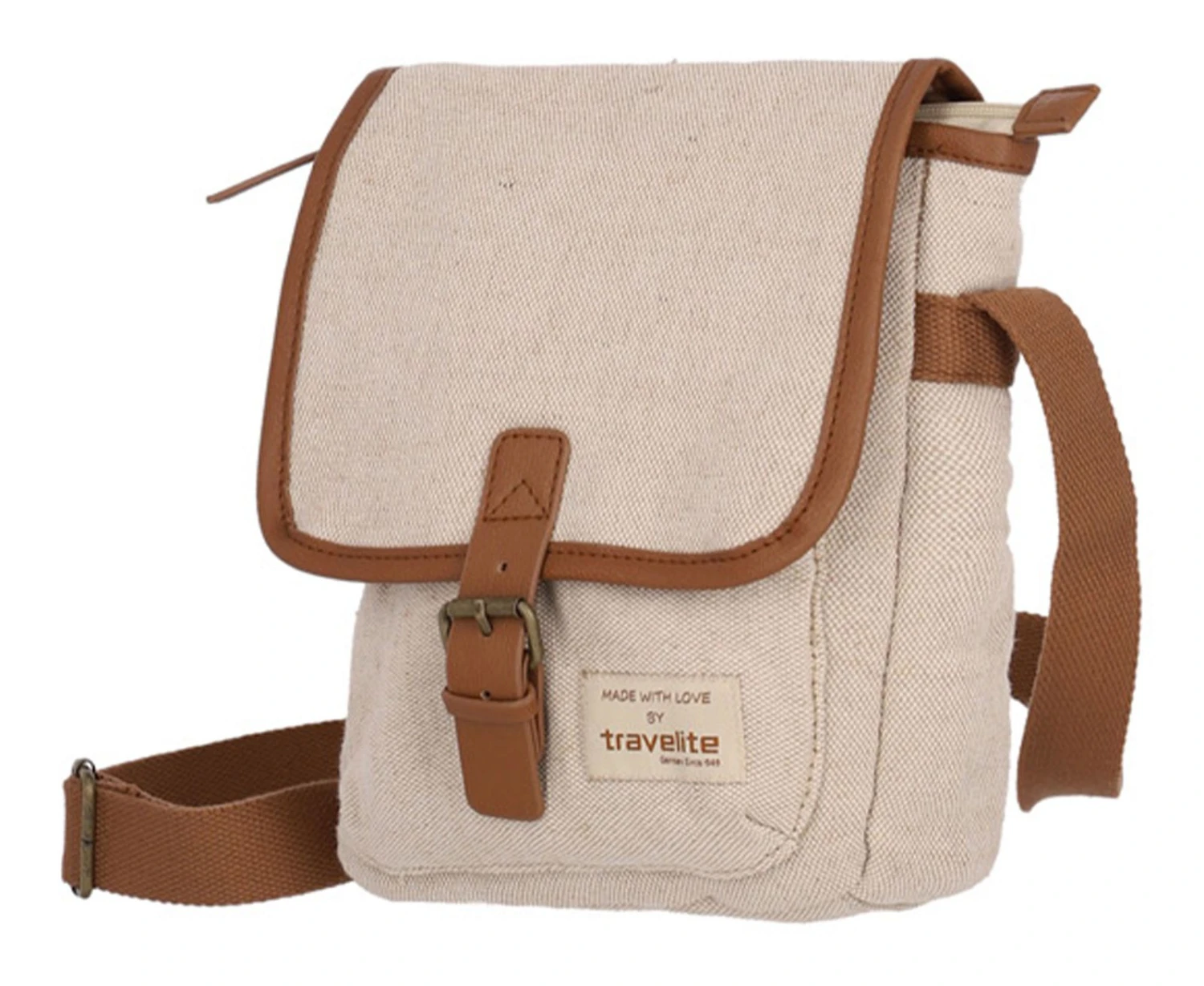 Travelite Hempline Crossbody Bag Natur â Bild 2