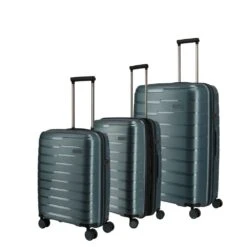 Travelite Air Base Kofferset 3-tlg. 4w L/M Erw./S Eisblau