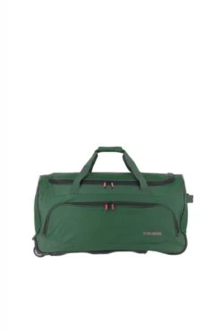 Travelite Basics Fresh Rollenreisetasche 36 Dunkelgrün