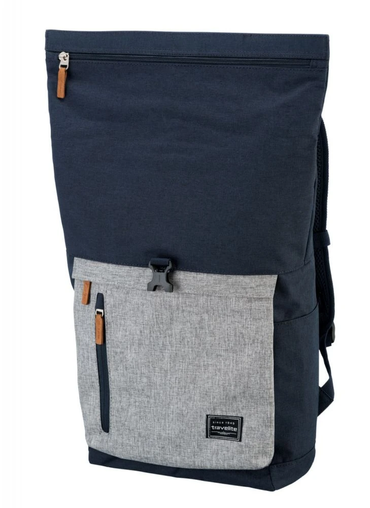 Travelite Basics Rollup Rucksack Marine/grau - Image 3