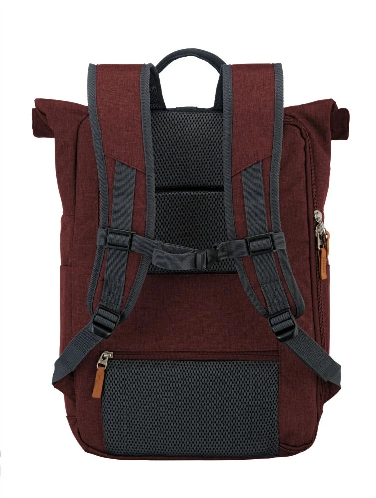 Travelite Basics Rollup Rucksack Bordeaux - Image 3