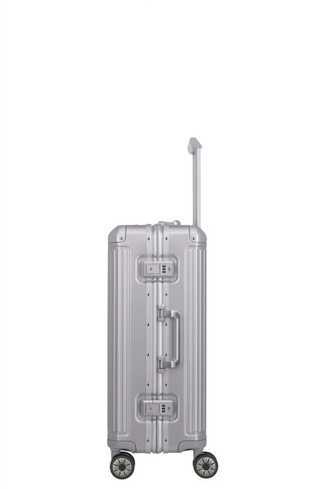 Travelite Next 4w Trolley M Silber – Bild 3