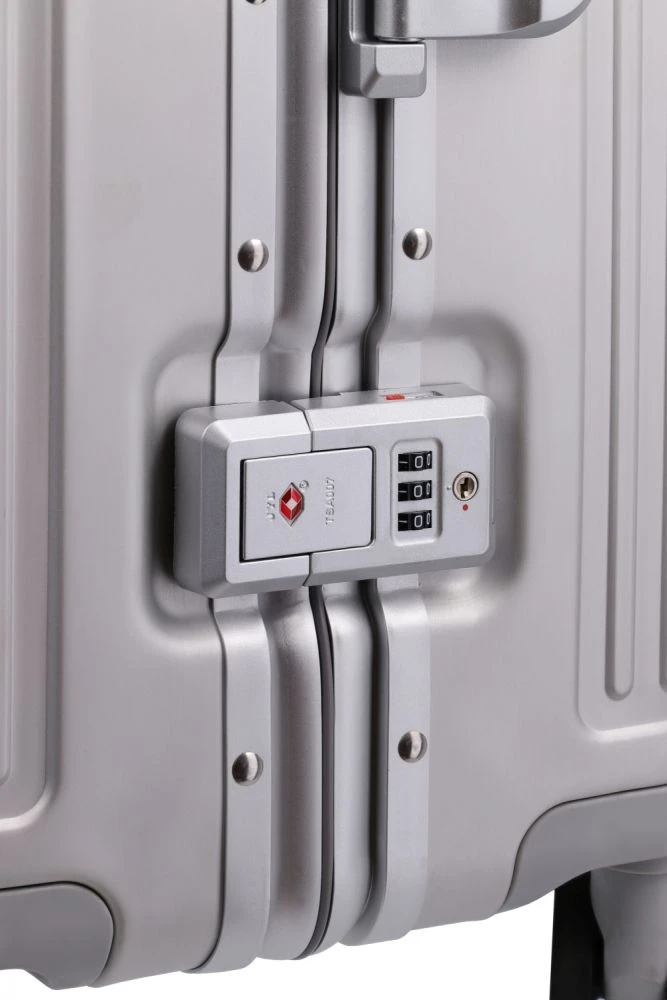 Travelite Next 4w Trolley M Silber – Bild 5