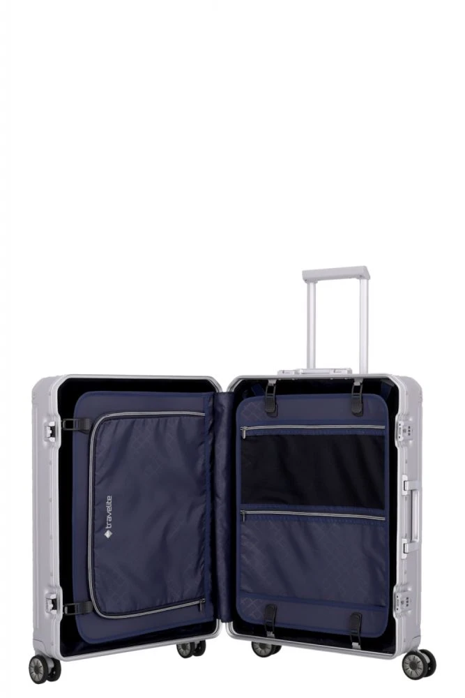 Travelite Next 4w Trolley M Silber – Bild 7