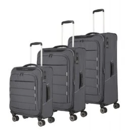 Travelite Skaii Kofferset 3-teilig (L+M+S) Gipfelgrau
