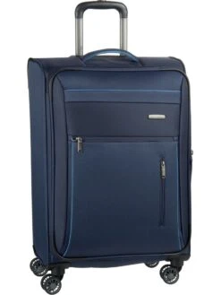 Travelite Trolley + Koffer Capri 4-Rad Trolley M Exp In Marine