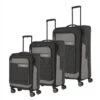 Travelite Viia Kofferset 3-tlg. Schiefer